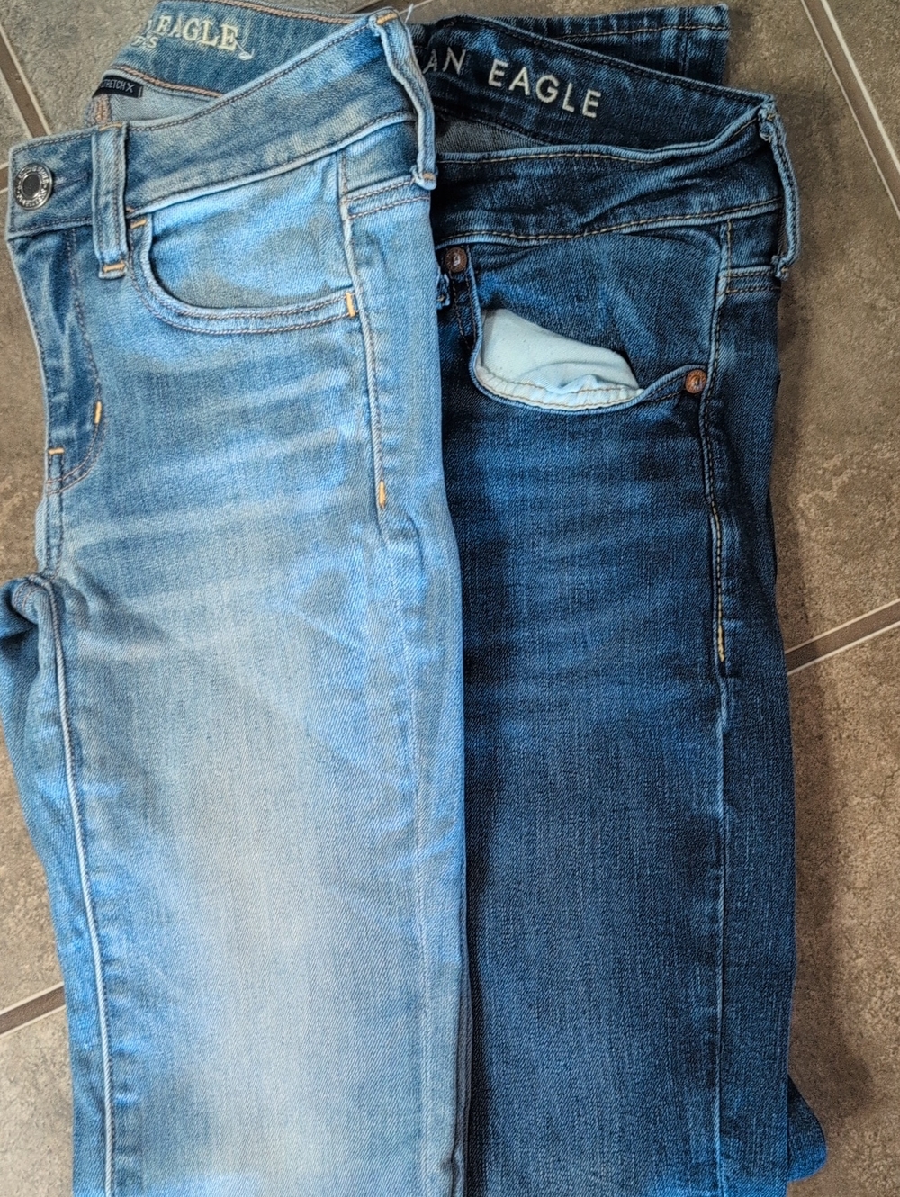 2 Pairs American Eagles Jeans